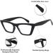 OCCI CHIARI Cat Eye Reading Glasses for Women - Wide Frame Spring Hinge 1.5x Magnification Cateye Black - Stylish & Comfortable International Shipping - Buy Online on GoSupps.com