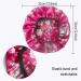 4 Pack Soft Satin Sleeping Caps for Women - Wide Band Salon Bonnets for Hair Loss - Silk Night Sleep Hats (4 Styles) - Buy Online on GoSupps.com