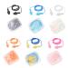 6 pieces silicone earplugs with rope soundproof earplugs swimming earplugs soundproof earplugs hearing protection plugs noise protection earplugs ear plugs with storage box with rope -6 pieces