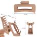 8 Pack 4.1 Inch Rectangle Hair Claw Clips for Women and Girls - Matte Finish, Non-slip, Strong Hold Hair Accessories - Buy Online on GoSupps.com