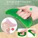 Premium Gua Sha Massage Tool - Larger Plastic Scraping Device for Lymphatic Drainage & Cellulite Relief | Green - Back Neck Face & Leg Massage - Buy Online on GoSupps.com