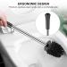 SetSail Compact Size Toilet Bowl Brush and Holder - 2 Pack Toilet Cleaner Scrubber for Bathroom Deep Cleaning - Space Saving Storage Solution - Buy Online on GoSupps.com