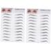 FRCOLOR 4 Pcs 3d Stickers Makeup Kit Natural Brow Tool 6d The Lazy Water Proof - Buy Online on GoSupps.com