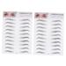 PACKOVE Autocollants de Transfert Sourcils 2 Pi ces Noir Faux Sourcils Temporaires pour Femmes Clairsem es Effet Poils Usage Maquillage Quotidien