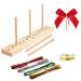 Ahn'Qiraj Bow Maker Bow Maker for Ribbon  Wooden Wreath Bow Maker Tools for Creating Gift Bows  Wreath Ribbons  Bows Trims Decorations Day Bows and Wedding Party Decoration (with Instructions)