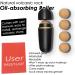 Lazzybeauty Oil Absorbing Volcanic Roller - 5PCS Facial Volcanic Stone Roller for Instant Oil Control and Shine Removal - Portable and Reusable for Oily Skin - Black - Buy Online on GoSupps.com
