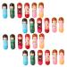 moisturizing lipsticks Lip Balm Doll Shaped 24 Lips Repair Moisturizer for Remove Dead Skin Nourishing (1 Box) - Buy Online on GoSupps.com