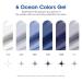 Gellen Gel Nail Polish Set - 6 Blue Gray White Colors | Soak Off LED Nail Kit for Spring Summer | Perfect Valentine Gift for Women & Girls - A3 Ocean Blue - Buy Online on GoSupps.com