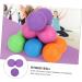 Healvian Yoga Ball Set - 4 Massage Balls for Muscle Relaxation & Tension Relief | Ideal for Foot Fascia & Lacrosse Therapy | International Shipping Available - Buy Online on GoSupps.com