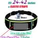 USHAKE Slim Running Belt - Black Waist Pack for Men and Women | iPhone Holder for Running, Walking, Cycling, Gym - 3 Yellow Zippers - Buy Online on GoSupps.com