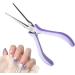 Nail Sticker Tweezers - Nail Shaping Pincher Nipper | Tip Tweezers Nippers for Detailed Shaper Tool Art Tools Lavender - Buy Online on GoSupps.com