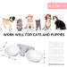Anti-Spill Elevated Cat Food and Water Bowls Set - Wall Mounted Hanging Cat Bowls for No Vomiting, Dishwasher Safe - Buy Online on GoSupps.com