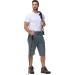 Yaobaole Men's 3/4 Hiking Pants - Short Cargo Outdoor Shorts with 4 Zip Pockets - Universal Fit - Dark Gray - Buy Online on GoSupps.com