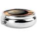Jupiter Landscape Portable Metal Pill Box - Round Mini 3-Compartment Travel Case | Hinged Design Perfect for Small Pills | Black - Buy Online on GoSupps.com
