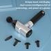 ORIbox Massage Gun Thorer - Deep Tissue Percussion Muscle Massager for Athletes - Silver - Buy Online on GoSupps.com