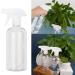 16.9 oz Clear Plastic Spray Bottles - Refillable Container for Water, Essential Oils, Hair & Cleaning Products - Adjustable Head Sprayer (2 Pack) - 2 Count - Buy Online on GoSupps.com