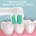 10 Pcs Replacement Toothbrush Heads for Oral B iO 3/4/5/6/7/8/9/10 Series - Compatible Black & White Brush Heads Pack - Buy Online on GoSupps.com