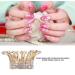 Nail Art Brush Holder Crown Shape Brush Holder Brush Holder Set Display Stand Nail Art Tool Brush Holder(3) - Buy Online on GoSupps.com