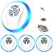 Yangun ultrasound pest control 4 pieces electronic insect preservatives insect protection mosquito protection interiors plug-in pest repeller for mosquitoes mice faeces spider insects