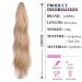 Lommel 20'' Wavy Claw Clip Ponytail Extension - Natural Soft Synthetic Hairpiece (18/613) - Buy Online on GoSupps.com
