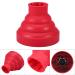 Buy Collapsible Travel Hair Dryer Diffuser - Heat-Resistant Silicone Hair Styling Tool for Wavy Hair (Red) - Perfect for International Shipping - Buy Online on GoSupps.com