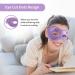 NEWGO Gel Eye Mask Reusable Cooling Eye Mask with Eye Holes - Hot Cold Eye Compress for Puffy Eyes, Migraine, Stress Relief - Purple - Buy Online on GoSupps.com