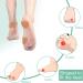 10 Sheets Moleskin Adhesive Pads - Heel Stickers for Blister Prevention and Friction Reduction - Buy Online on GoSupps.com