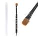 A&K L'YDIA 2 Way Acrylic Professional Konlisky sable hair French Manicure Clean-up Brush Nail Art Brush Bend Nail Dotting Pen Builder Extension UV Gel Acrylic 12 1 Count (Pack of 1)