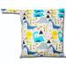 Egurs Wetbag Waterproof Reusable Diaper Bag Nappy Bag Little Dinosaur M 30 * 28cm M 30*28cm Little Dinosaur