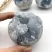 QPYD Natural Crystal Natural Blue Celestite Crystal Cluster Raw Stones Ornaments Crystal Stones Purification GiftsOre 350-390grams - Buy Online on GoSupps.com