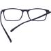 Blue Light Blocking Glasses for Computer - Anti Glare Fatigue Blocking Headaches Eye Strain - TR90 Frame Matt Black - Buy Online on GoSupps.com