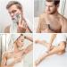Uraqt Safety Razor for Men - Stainless Steel Vintage Razor Plane with 10 Blades Travel Etui & Built-in Mirror | High-Quality Wet Shaving - Buy Online on GoSupps.com