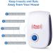 6 Pack Ultrasonic Pest Repeller - Electronic Plug-in Sonic Control for Insects, Rodents, and Bugs - Home, Office, Warehouse, Hotel - Repels Roaches, Ants, Mice, Mosquitoes, Spiders - Buy Online on GoSupps.com