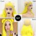 Light Yellow Long Natural Straight Synthetic Wig - Heat-Resistant Lace Front for Cosplay & Daily Wear (61cm) - Buy Online on GoSupps.com