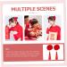 FOMIYES 9 Pairs Tassel Hair Ball Hair Clip Barrettes for Baby Girls Metal Hair Clips Chinese Tassel Hairpin Baby Barrettes Girls Hair Clips Artificial Fur Hanfu China Red Girl Child - Buy Online on GoSupps.com
