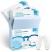 10 Pairs Adhesive Soft Silicone Air Chamber Eyeglass Nose Pads, Comfortable Air Bag Nosepads for Eyeglasses Glasses Sunglasses, 2mm Clear