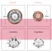 ZACCER Facial Hair Remover for Women - Painless Waterproof Shaver Razor with LED Light (Rose) - Buy Online on GoSupps.com