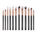 12 Set Wooden Eye & Eyebrow Brushes - Multicolor Makeup Shadow Brush for Professional Application - Buy Online on GoSupps.com