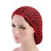 Minkissy 2Pcs Sleeping Hair Nets - Crochet Long Hair Snood Turban for Women & Girls | Red & Yellow - Shop Internationally! - Buy Online on GoSupps.com