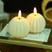 Flameless Pumpkin Candles - Battery Operated White Pumpkin Decor for Halloween (8pcs) | International Shipping - Buy Online on GoSupps.com