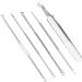 Smukdoo Blackhead Remover Tool Set - 5 Piece Curved Tweezer & Pimple Popper Kit - Buy Online on GoSupps.com