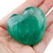Nupuyai Green Fluorite Heart Worry Stone for Chakra Healing - 45mm - Buy Online on GoSupps.com