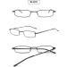Vevesmundo Mini Compact Metal Reading Glasses with Blue Light Filter - Classic Spring Hinge 4.0x Aid - Lightweight & Portable - Buy Online on GoSupps.com