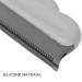Multifunctional Cleaning Brush Tool - Elastic Soft Head Dusting Brush for Car Couch Sofa & Furniture - Comfortable Grip Silicone - Gray - Buy Online on GoSupps.com