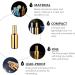 Shop Portable 100ml Glass Perfume Spray Bottle - Refillable Fine Mist Atomizer (Gold) - International Shipping Available - Buy Online on GoSupps.com