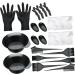 minkissy 2 Sets Hair Color Mixing Bowl Hair Mixing Spoon Diy Salon Tool Hair Tinting Tool Hair Blower Dryer Brush Beard Kits T Tool Hair Tinting Bowl and Brush Beard Cape Hair Dye Cloak - Buy Online on GoSupps.com