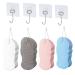 Super Soft Exfoliate Bath Sponge Body Scrub Exfoliator Bath Sponge 3D Reusable Bath Sponge Shower Brush Dead Skin Remove Shower Sponge for Kids and Women (4pc)