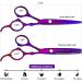 Professional Stainless Steel Hair Cutting Scissors Set - Salon Thinning Shears & Straight Barber Tools in Purple - Ideal Gift for Mom, Dad, Friends - Buy Online on GoSupps.com