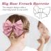 Cinaci 8 Pack Large Oversized Silk Ribbon Bow French Barrettes Hair Clips - Women's/Girls' Accessories - Buy Online on GoSupps.com