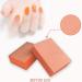 Maryton Nail Buffer Mini Block File 80/100 Grit Disposable Bulk 130 Count (Orange) - Buy Online on GoSupps.com